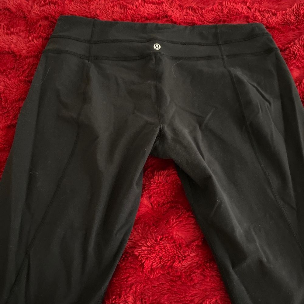 Lululemon size 12 leggings: black